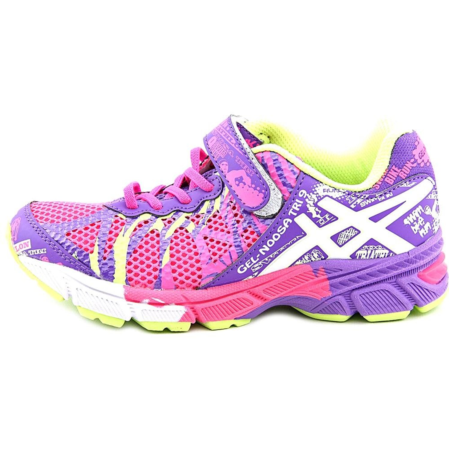 asics gel noosa tri 9 youth, Amazon.com | Asics Gel-Noosa Tri 9 PS Youth Round Toe Synthetic Pink Sneakers (2 M US Little Kid, PINK/WHITE/ZEBRA) | Running